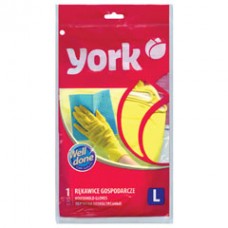 Перчатки хозяйственные York, суперплотные, с х/б напылением