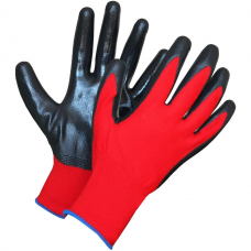 Нейлоновые перчатки с нитриловым покрытием 