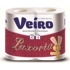 Туалетная бумага VEIRO Luxoria 